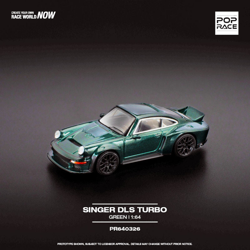 Pop Race 1:64 Singer DLS Turbo Green