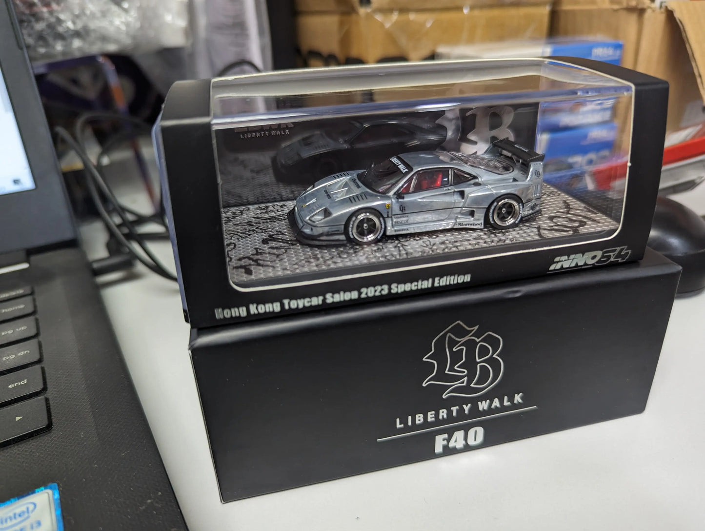 Inno64 LBWK F40 Hong Kong Toy Car Salon 2023 Exclusive Chase Car