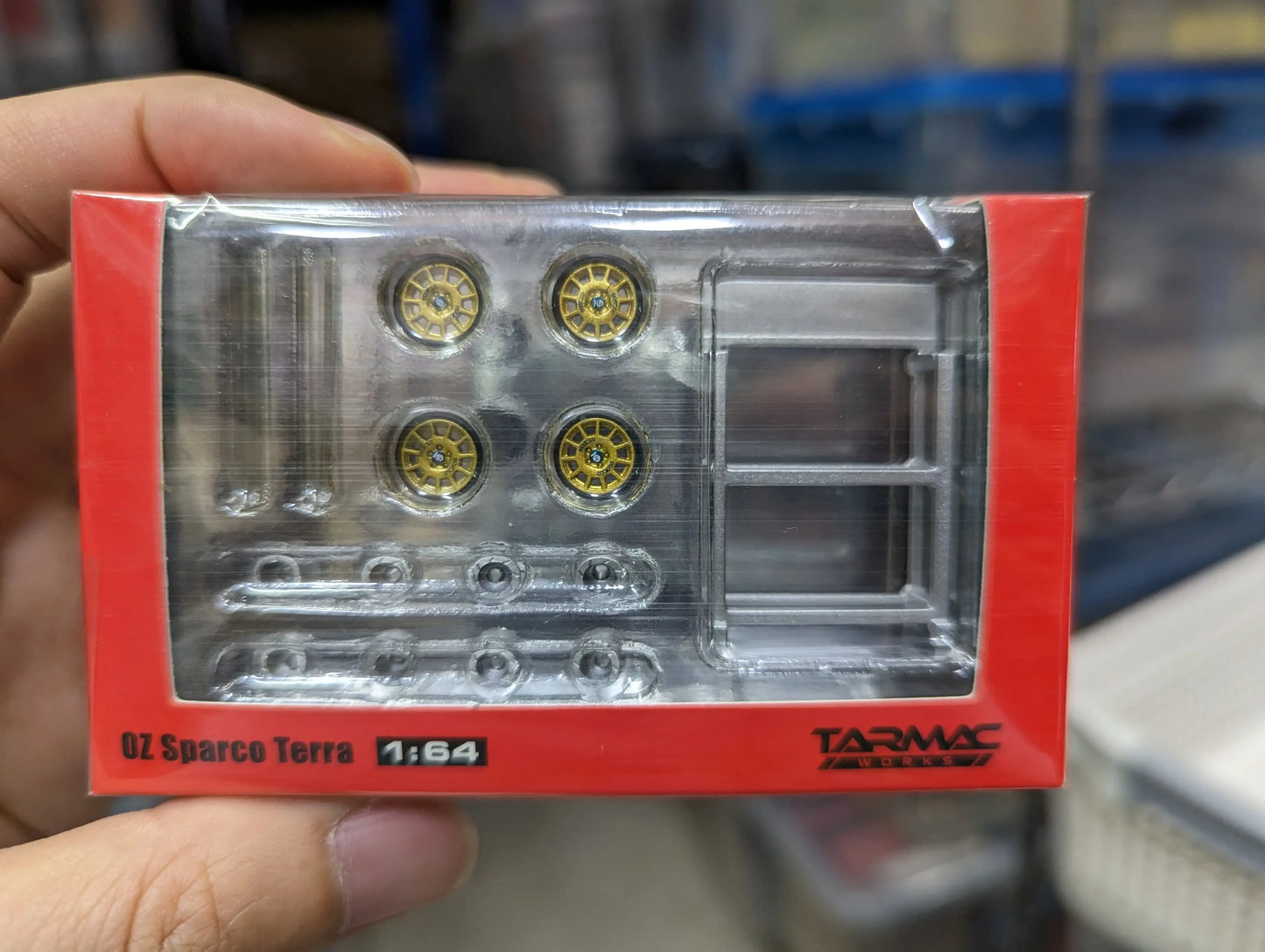 Tarmac Works OZ Sparco Terra Gold 1:64 SCALE