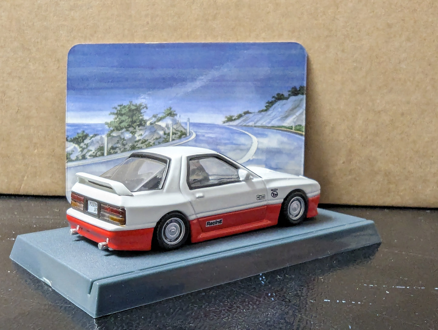 Aoshima 1:64 Scale Shakotan Boogie MAYUMI'S MAZDA RX-7 FC3S #1