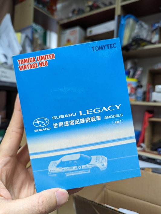 Tomica Limited Vintage Neo Subaru Legacy World Record Speed Car Vol.1 2 Models
