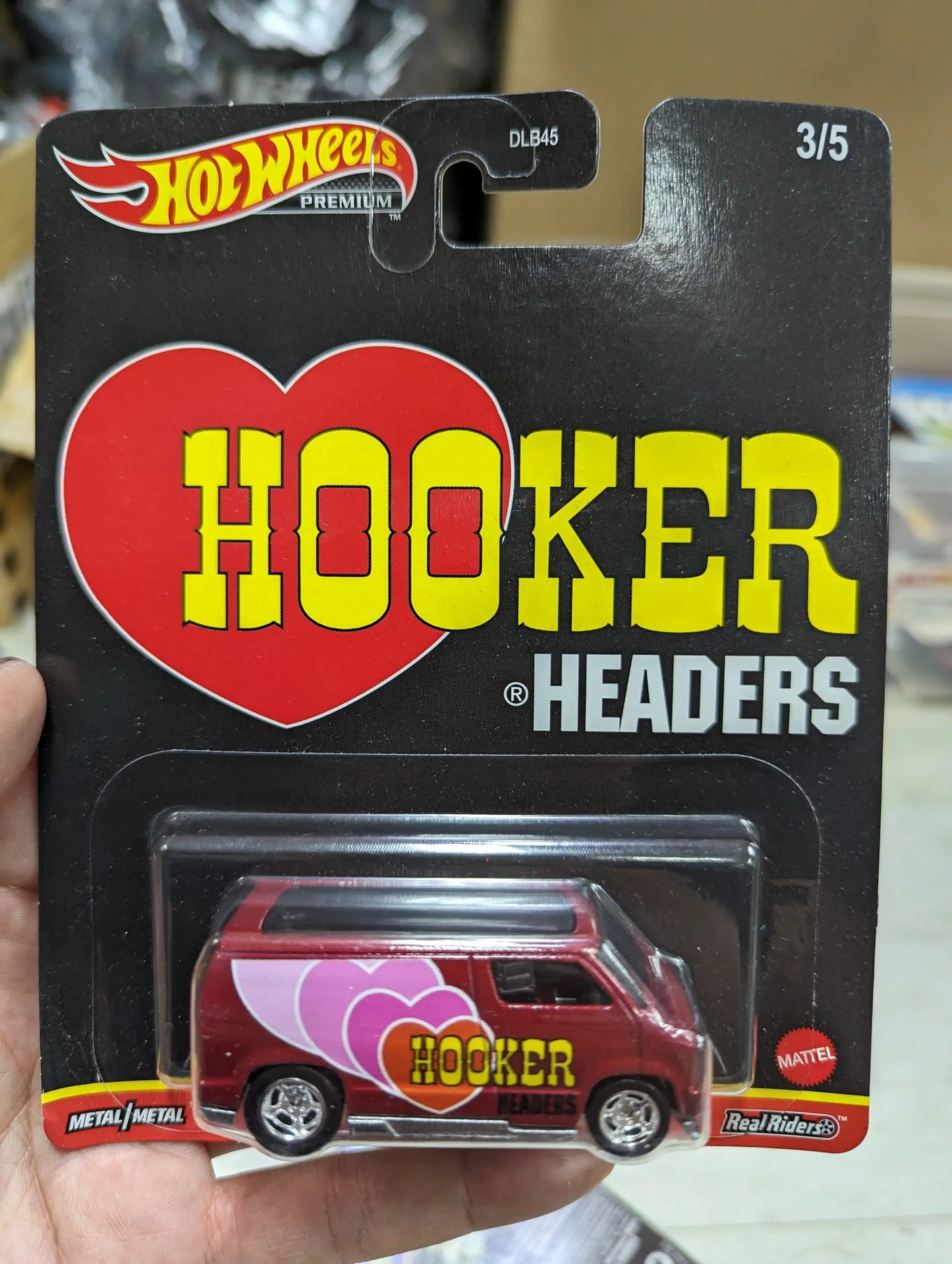 Hot Wheels Pop Culture Speed Shop Garage 77 Dodge Van and MBK Van set Custom '77 Dodge Van (Hooker Headers)
