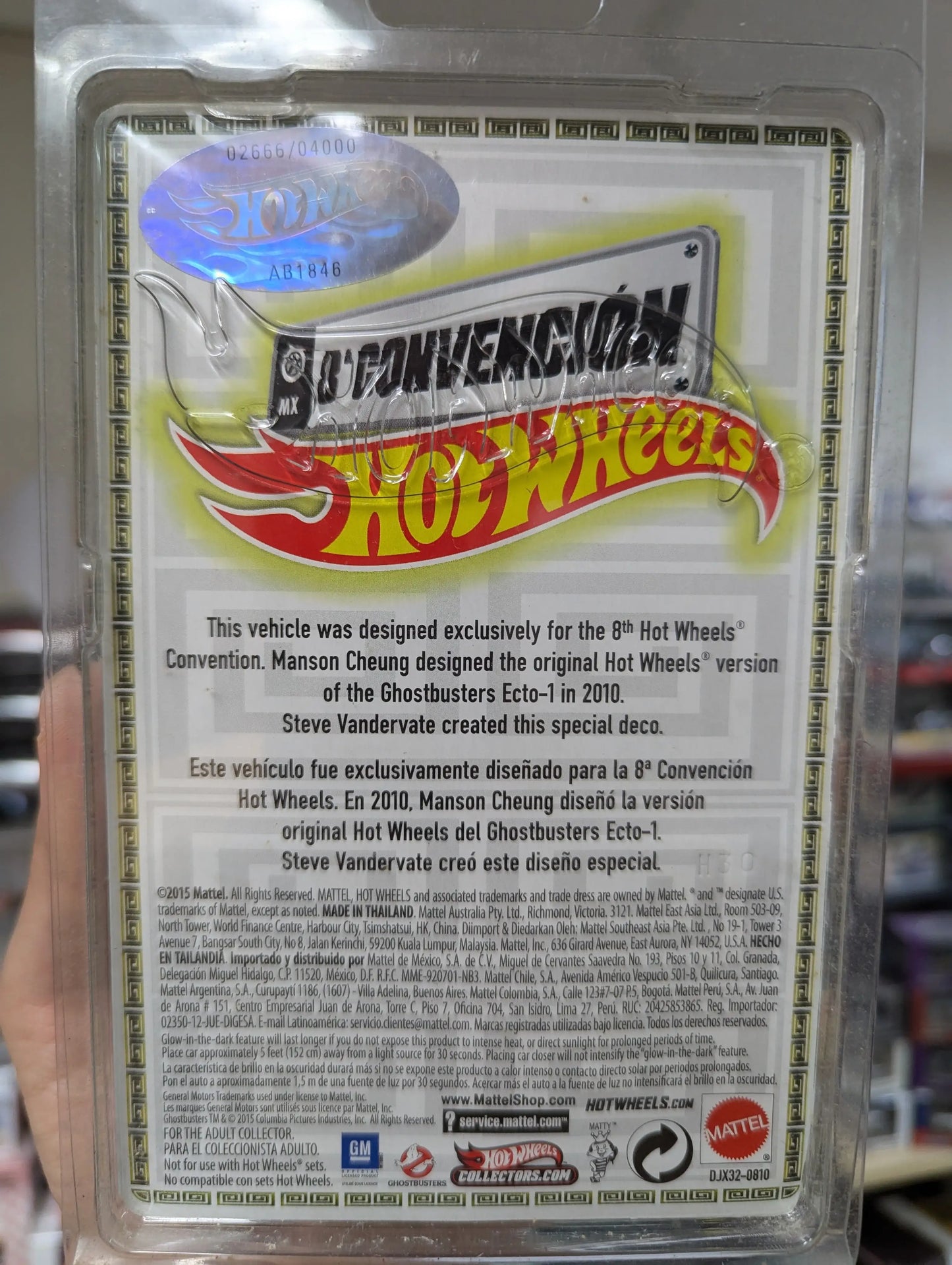Hot Wheels Mexico 8th Convention Exclusive Ghostbusters Ecto-1