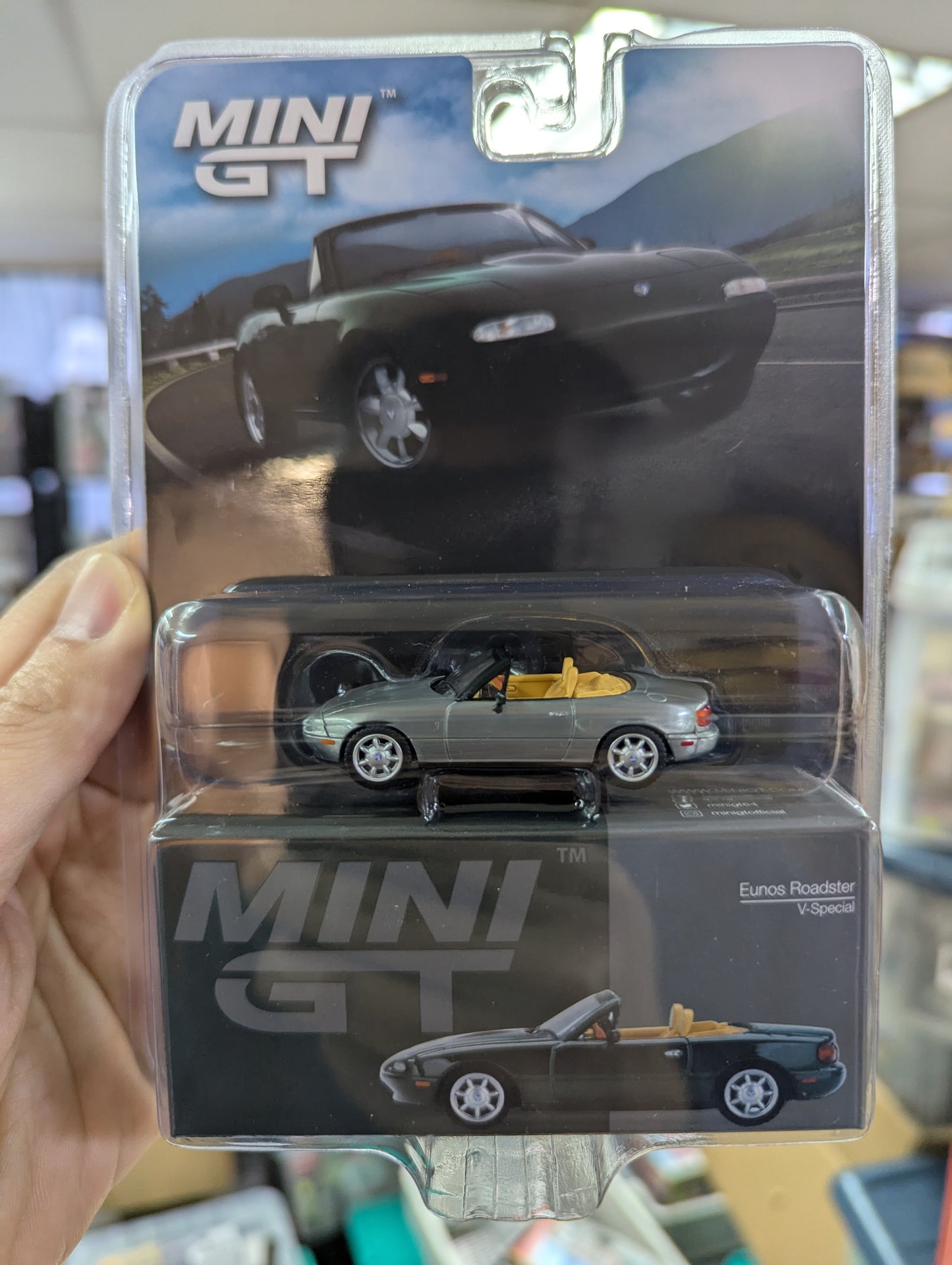 Mini GT X Mijo #838 Mazda Miata MX-5 Eunos Roadster V-Special Blister Packing