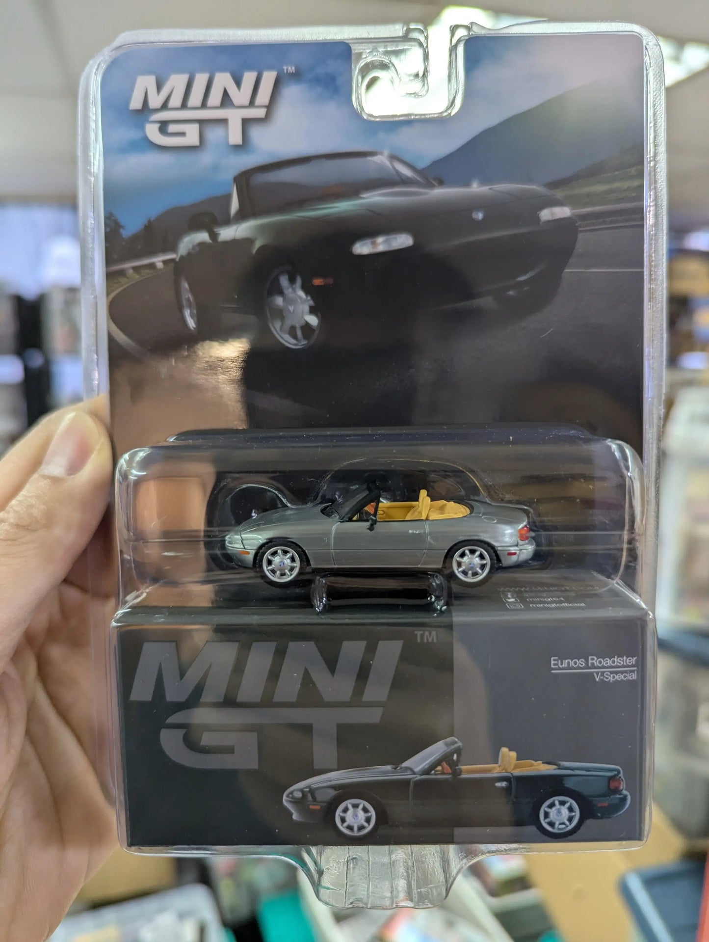Mini GT Mini GT X Mijo #838 Mazda Miata MX-5 Eunos Roadster V-Special Blister Packing Chase