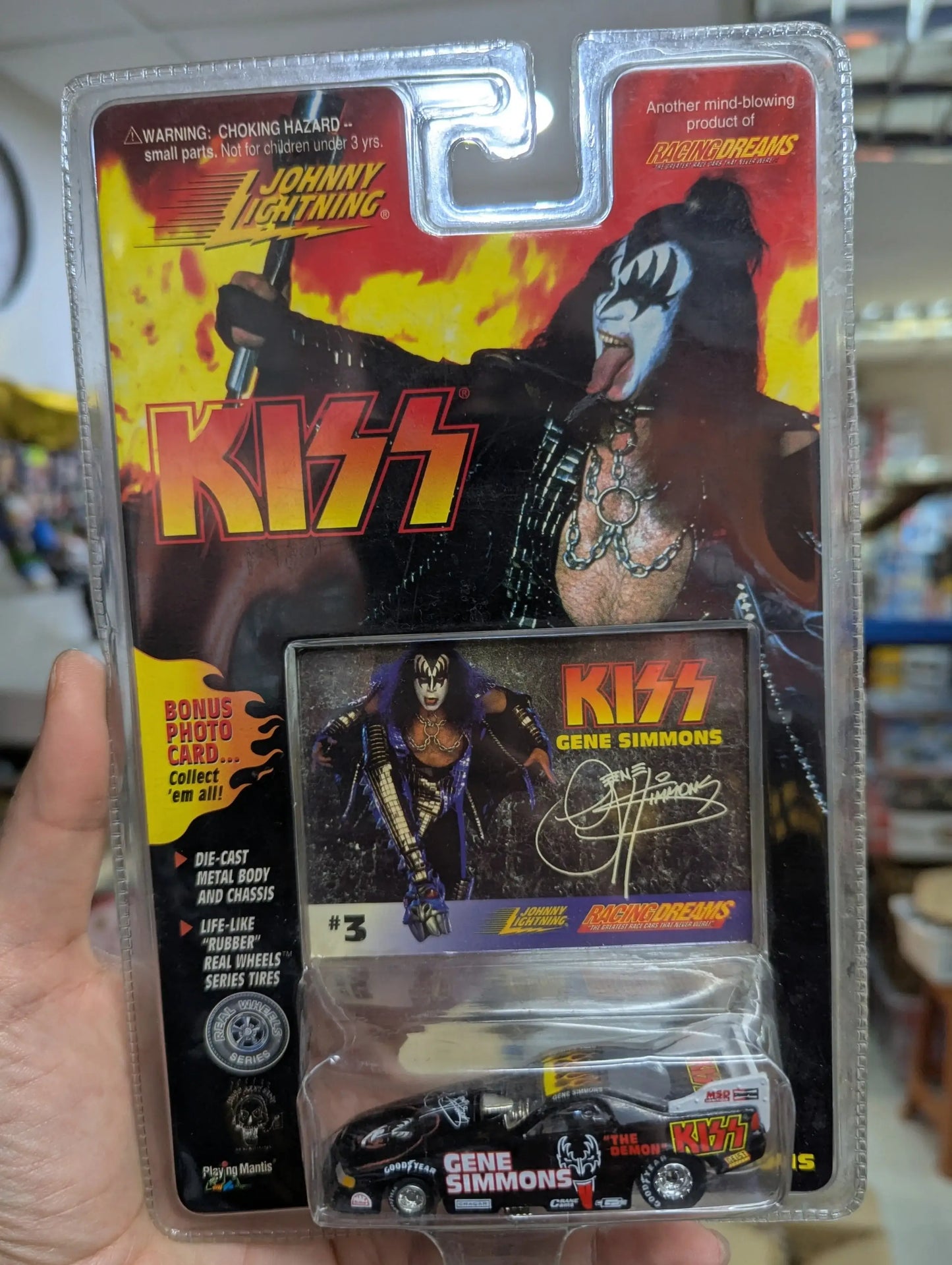 JOHNNY LIGHTNING Racing Dreams KISS Gene Simmons