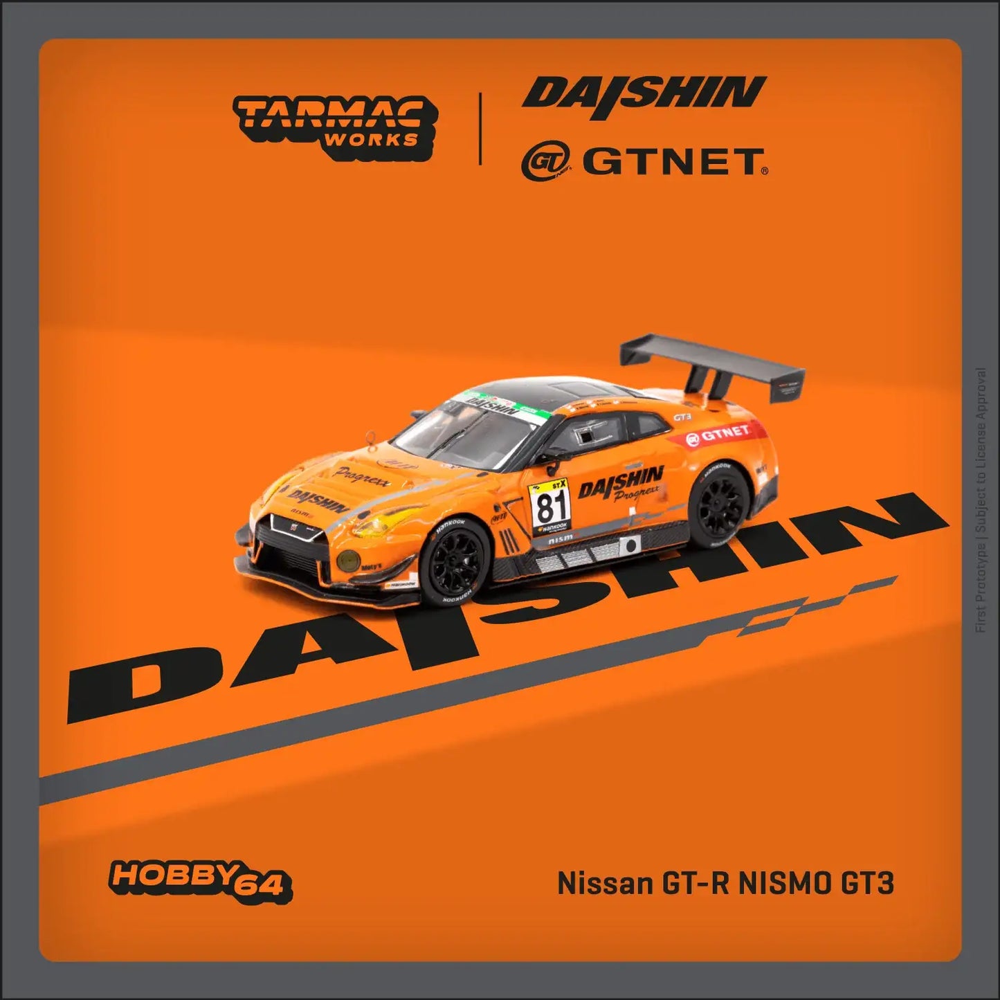 Tarmac Works Nissan GT-R NISMO GT3 Super Taikyu Series 2021 Fuji 24 hours 2021 Winner GTNET Motor Sports