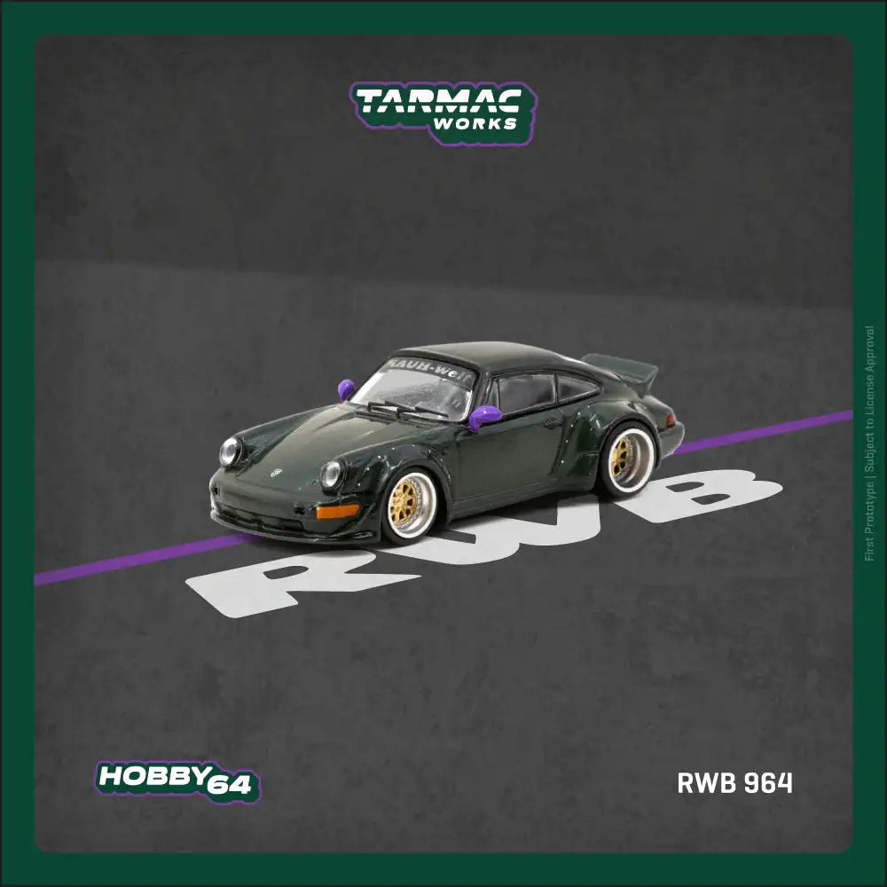 Tarmac Works 1:64 Scale RWB 964 Green