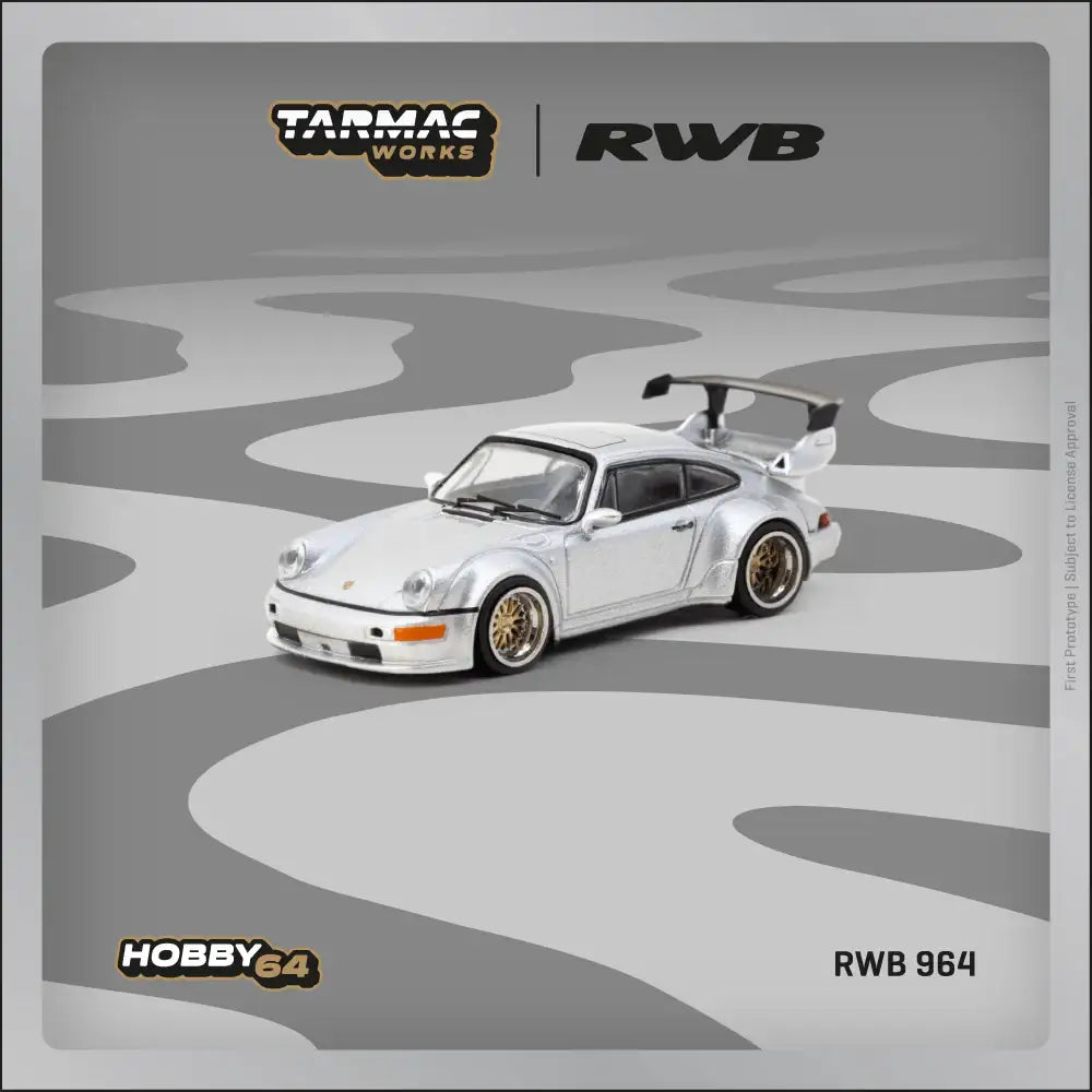 Tarmac Works 1:64 Scale RWB 964 Silver