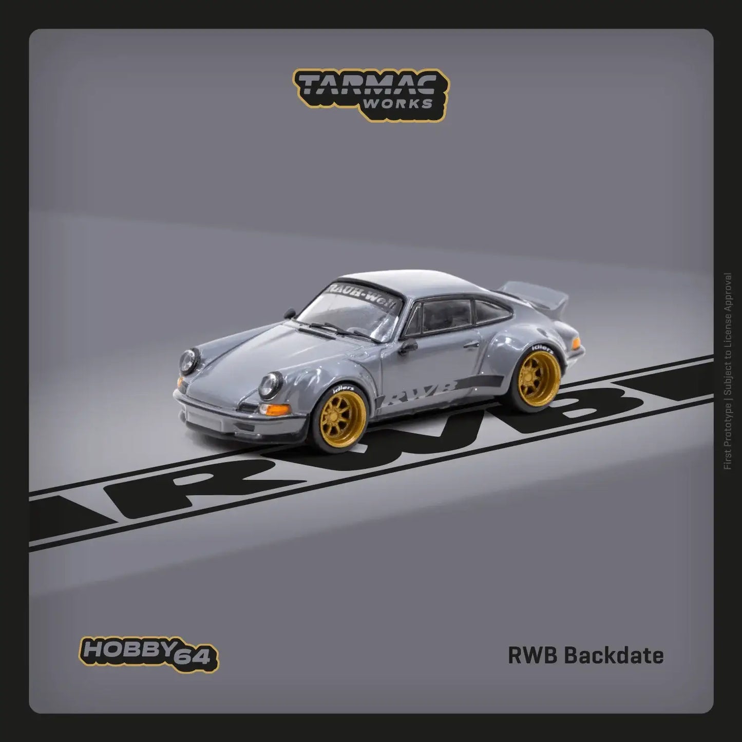 Tarmac Works 1:64 RWB Backdate Grey