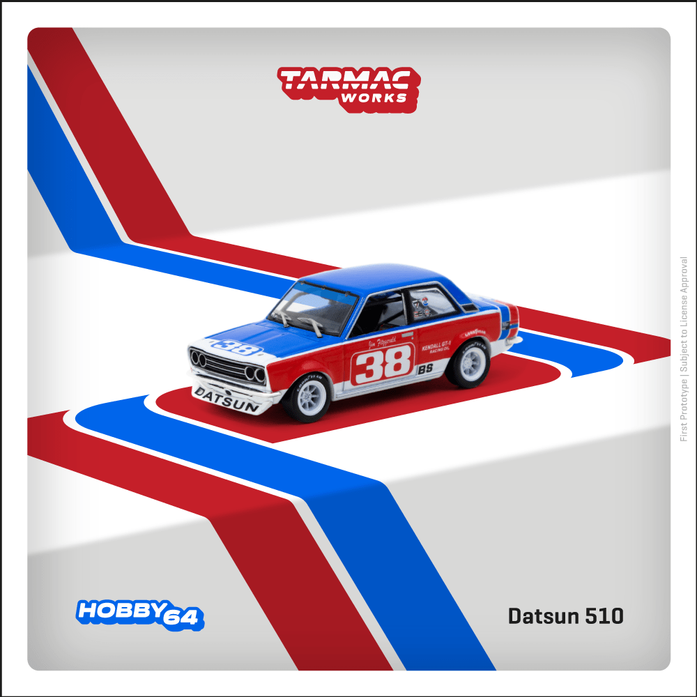 Tarmac Works 1:64 Datsun 510 SCCA National Championship 1973 Jim Fitzgerald