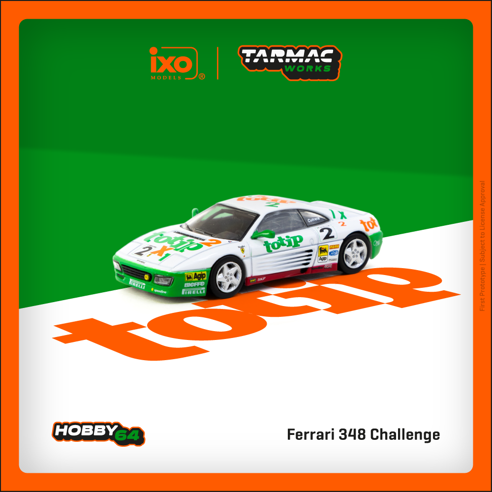 Tarmac Works 1:64 Ferrari 348 Challenge Ferrari 348 Challenge 1993 Paolo Cutrera