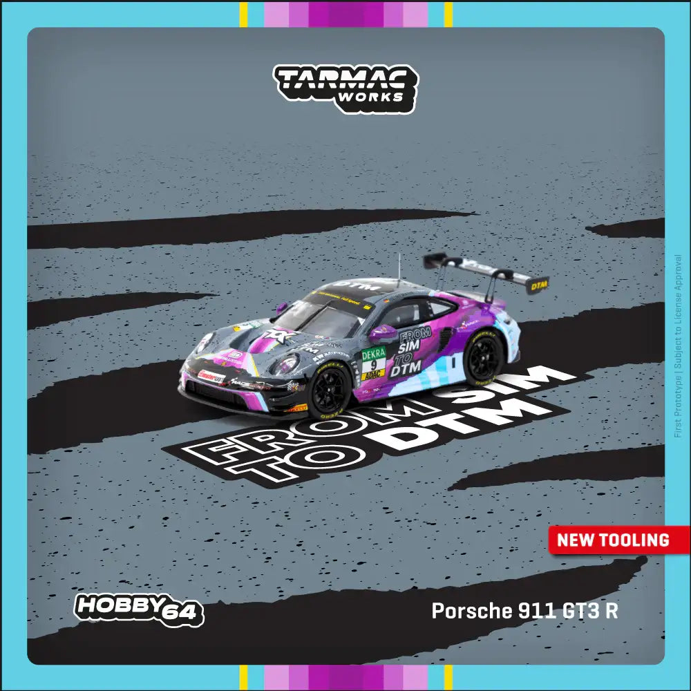 Tarmac Works 1:64 Porsche 911 GT3 R DTM 2023 Tim Heinemann