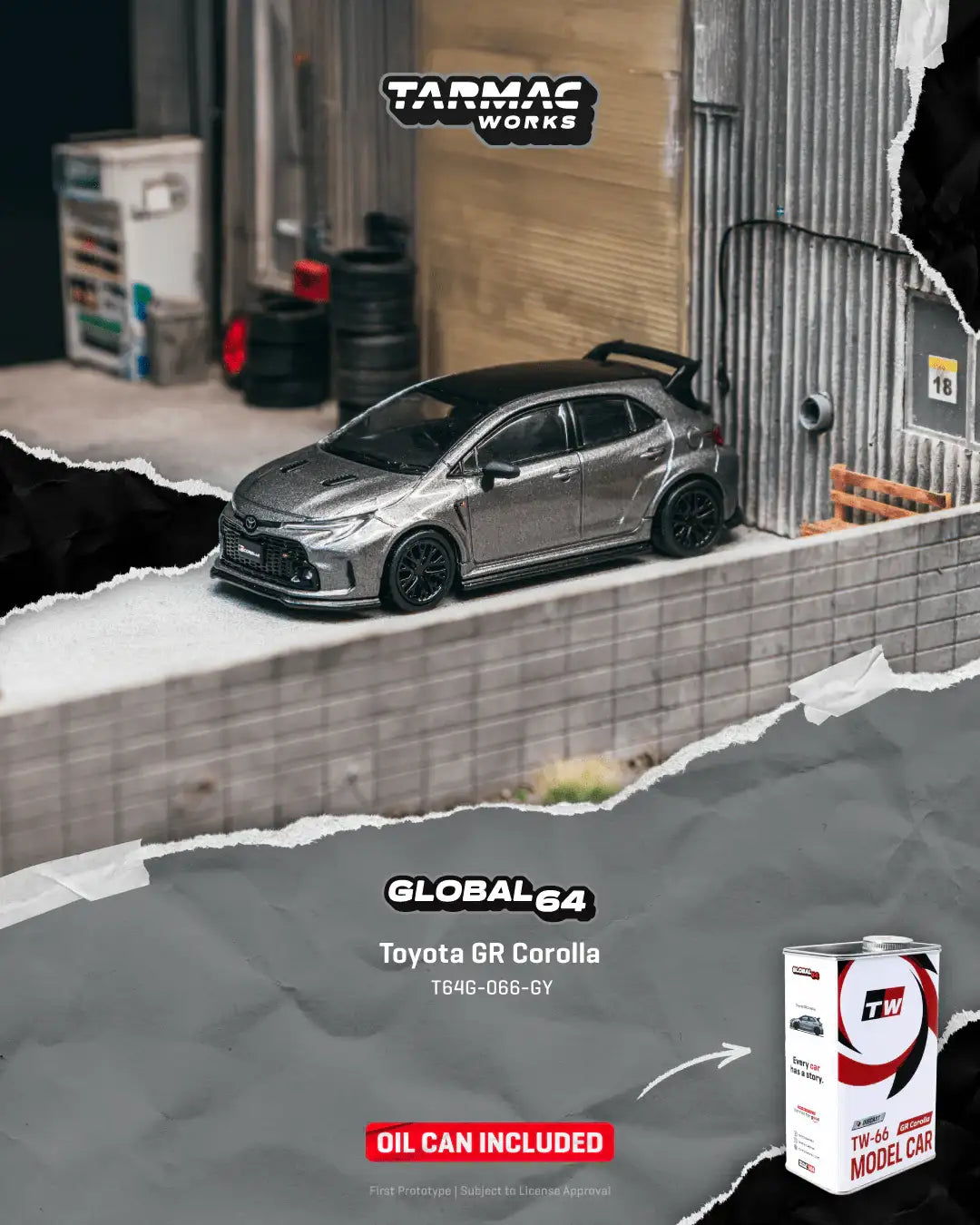 Tarmac Works 1:64 Scale Toyota GR Corolla