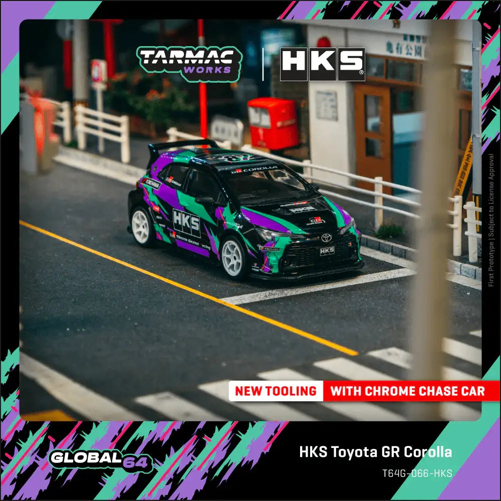 Tarmac Works 1:64 HKS Toyota GR Corolla