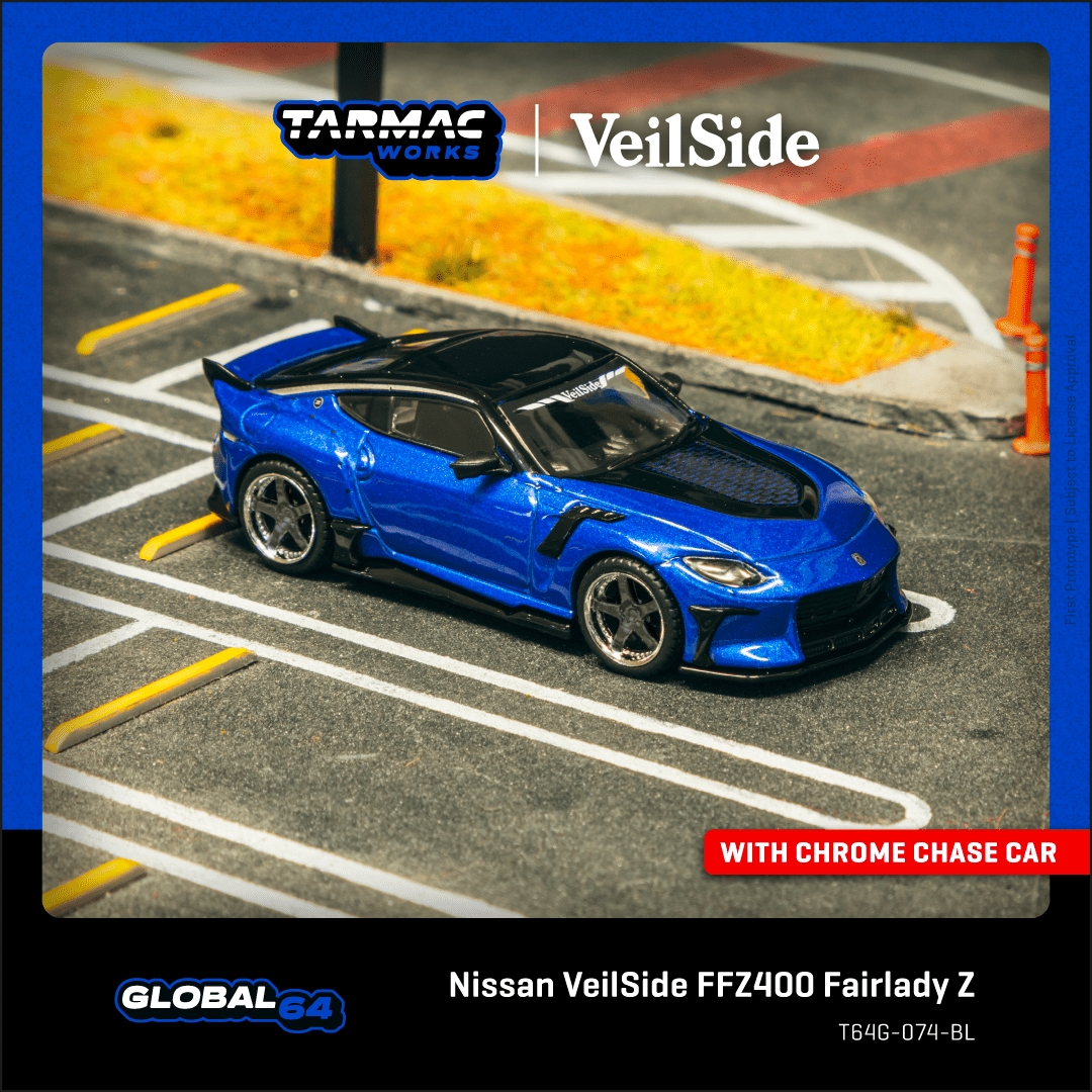 Tarmac Works 1:64 Scale Nissan VeilSide FFZ400 Fairlady Z Blue