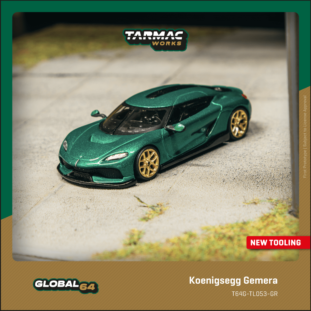 Tarmac Works 1:64 Scale Koenigsegg Gemera Green