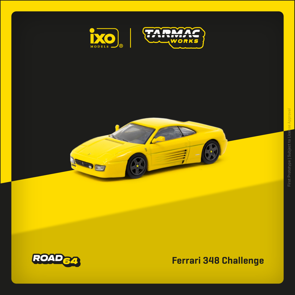 Tarmac Works 1:64 Ferrari 348 Challenge Yellow