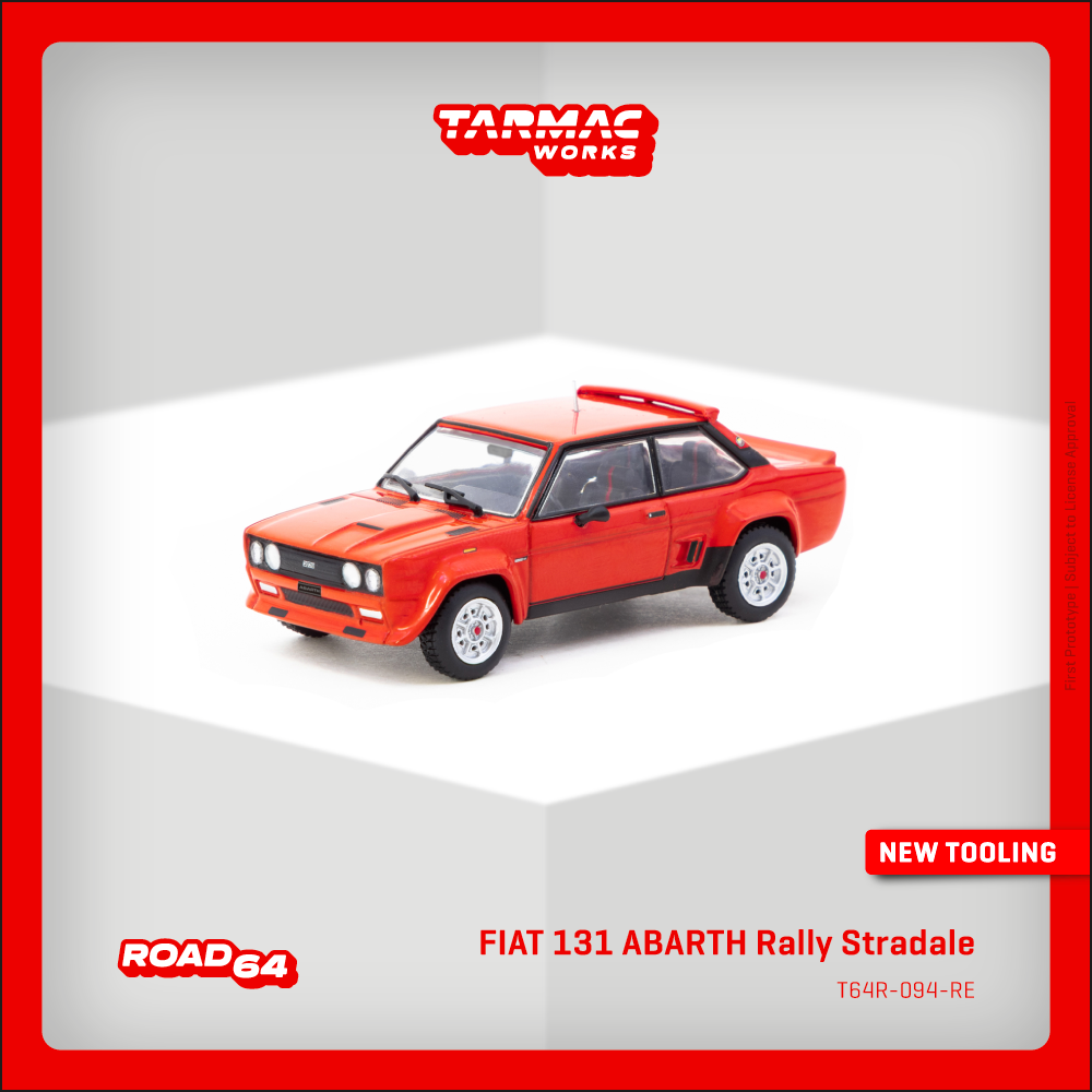 Tarmac Works 1:64 FIAT 131 ABARTH Rally Stradale Red