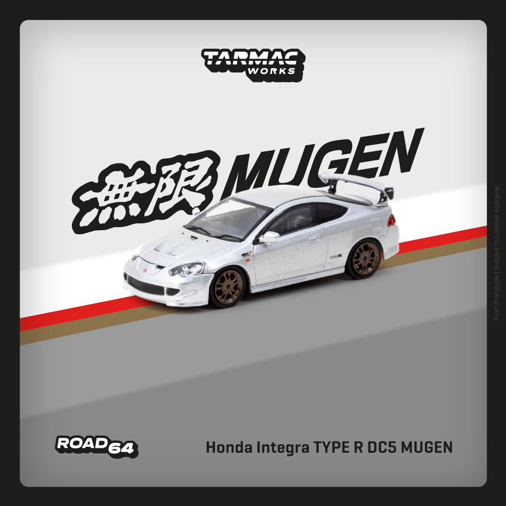 Tarmac Works 1:64 Scale Honda Integra TYPE R DC5 MUGEN Silver
