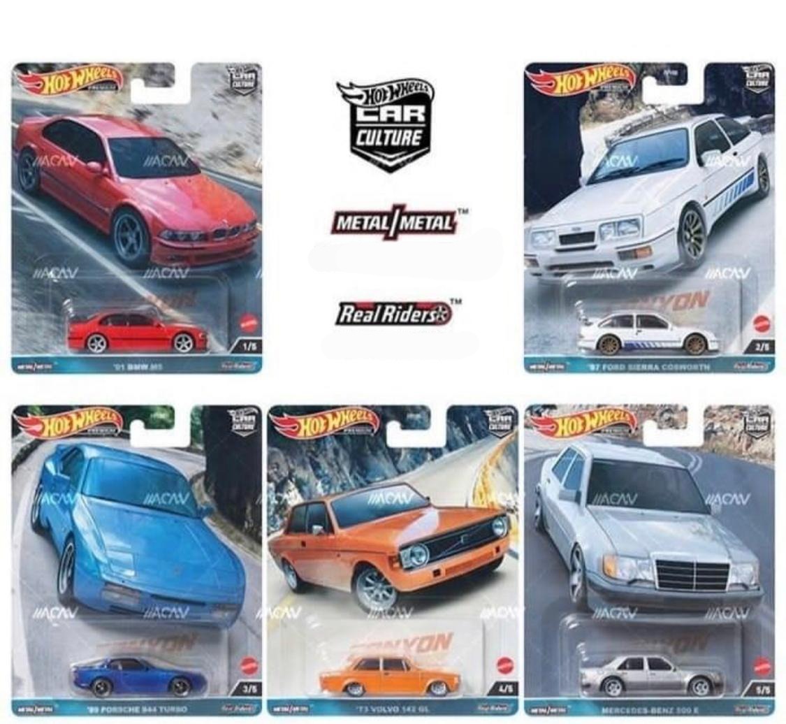 Hot Wheels Car Culture 2023 FPY86-952C case Canyon set of 5pcs