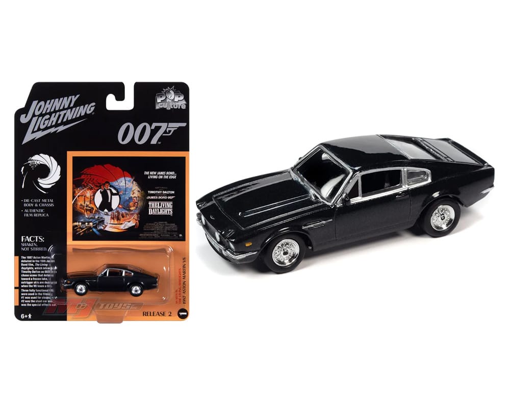Johnny Lightning 1:64 007 The Living Day Lights – 1957 Aston Marton V8 – Pop Culture 2023 Release 3