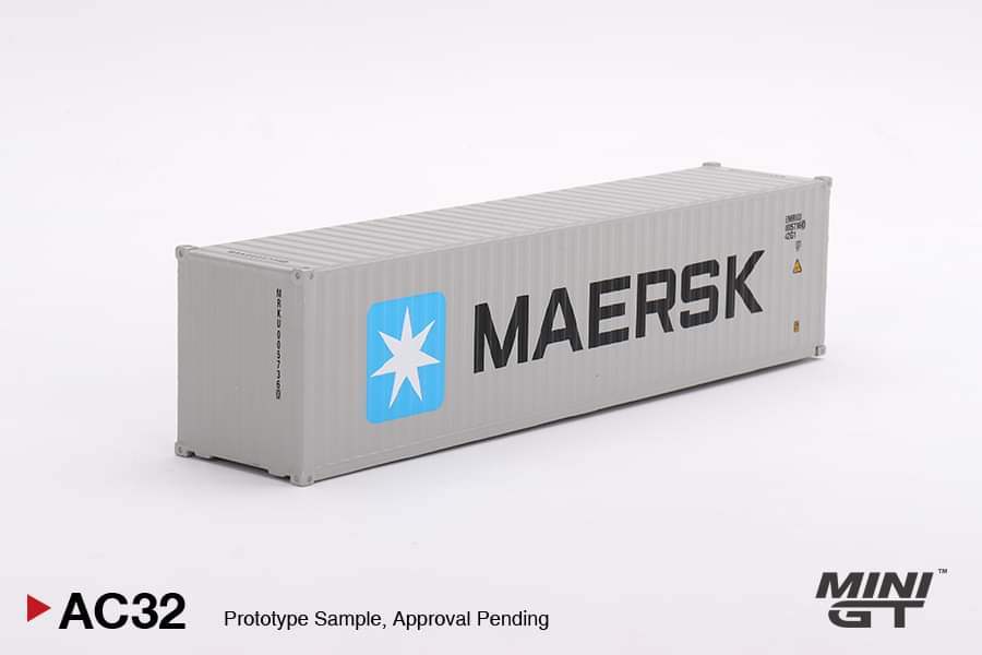 Mini GT MINI GT #AC32 1/64 Dry Container 40' "Maersk"