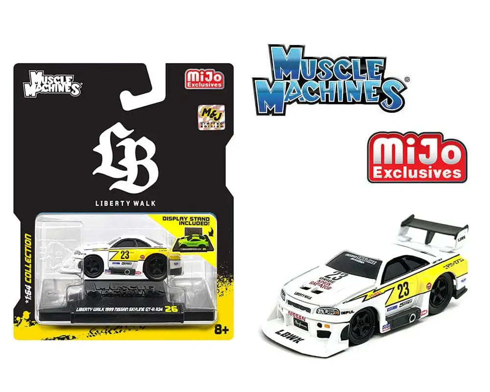 Maisto Muscle Machines X Mijo Nissan LB-Super Silhouette Skyline R34 #23