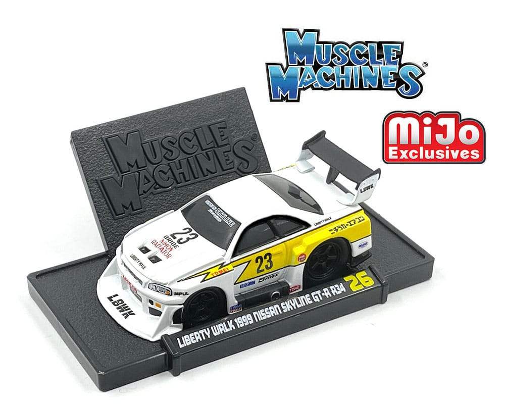 Maisto Muscle Machines X Mijo Nissan LB-Super Silhouette Skyline R34 #23