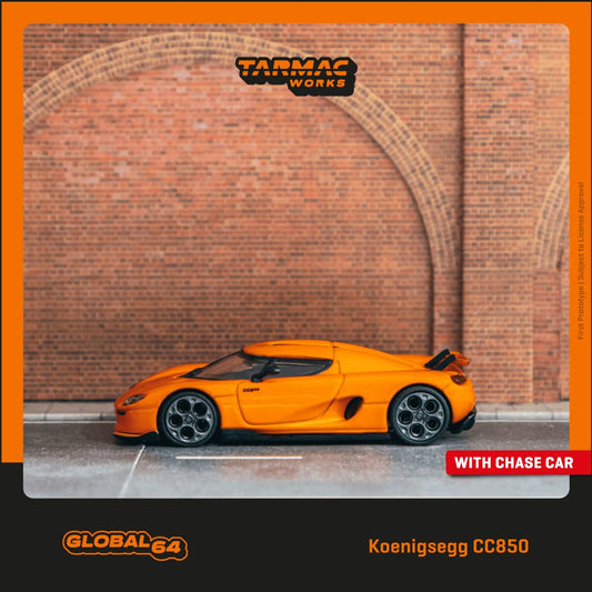 Tarmac Works 1:64 Scale Koenigsegg CC850 Orange