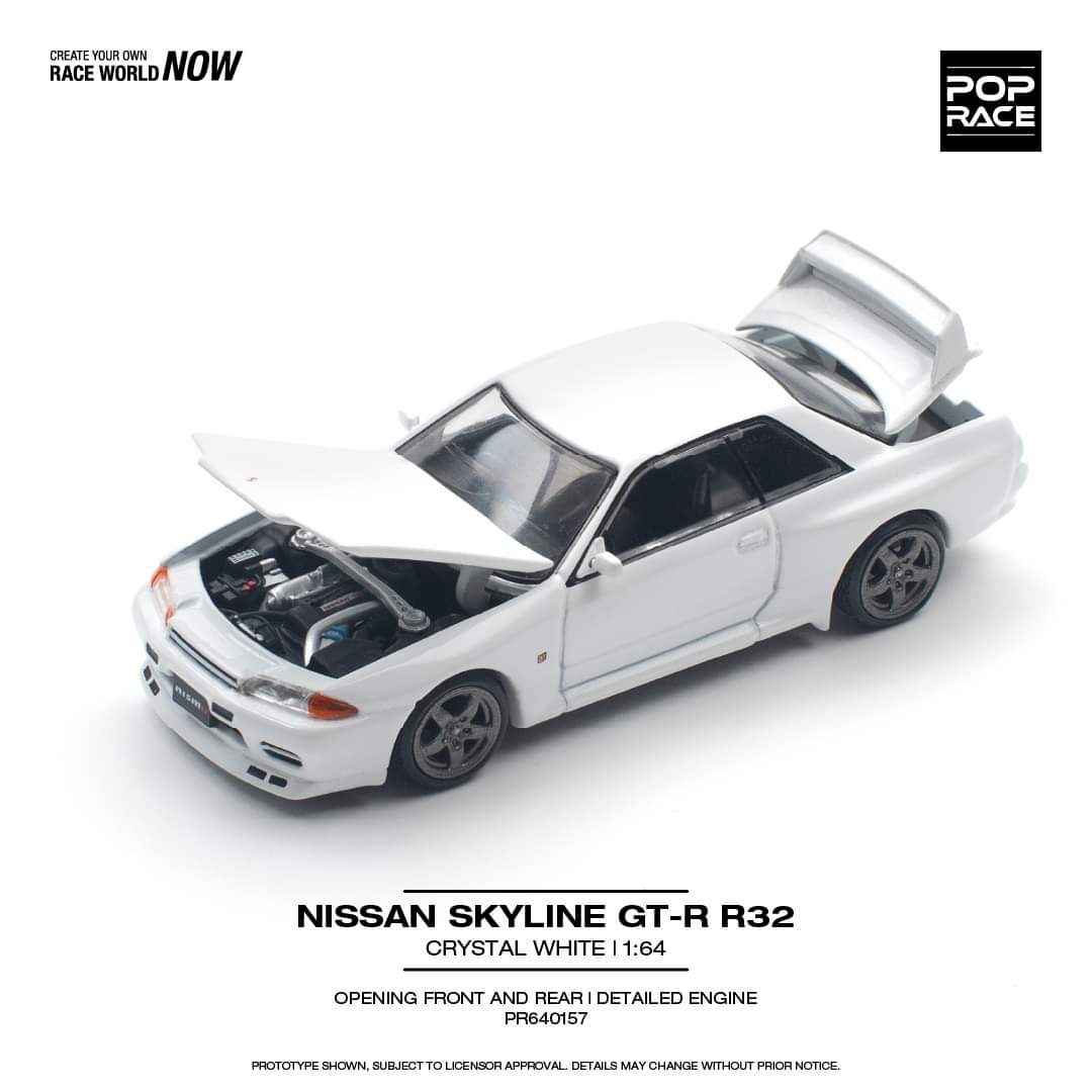 1/18 PANDEM GT-R (BNR32) White【新品】 1/18 PANDEM GT-R (BNR32) White【新品】 1:64 Inno64 Nissan