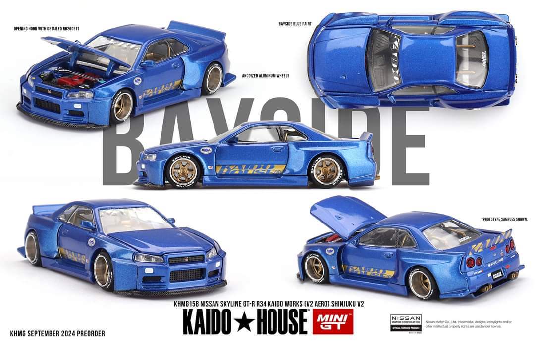 Mini GT Mini GT x Kaido House #158 Kaido Works (V2 Aero) SHINJUKU V2 KHMG158