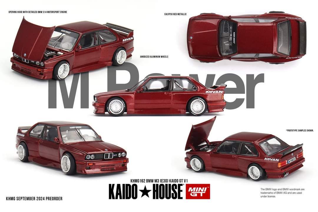 Mini GT Mini GT x Kaido House #162 BMW M3 (E30) Kaido GT V1 KHMG162