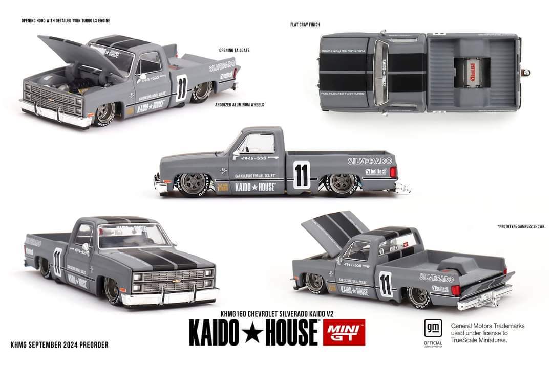Mini GT Mini GT x Kaido House #160 Chevrolet Silverado KAIDO KHMG160