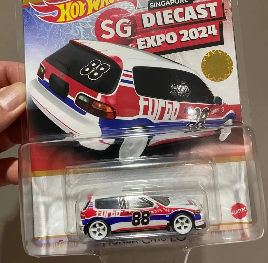Hot wheels Singapore Diecast Expo 2024 Honda Civic EG bundle set (Dinner Car)
