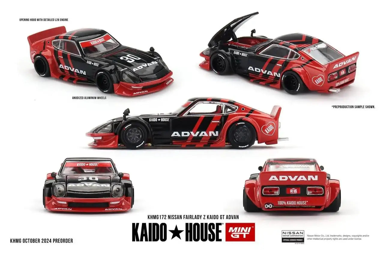 Mini GT Mini GT x Kaido House #172 Nissan Fairlady Z ADVAN