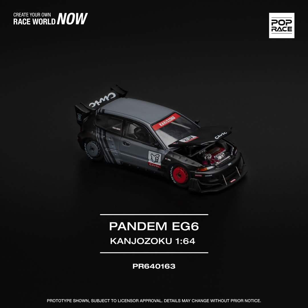 Pop Race 1/64 LAMBORGHINI HURACÁN STO MATTE GREY