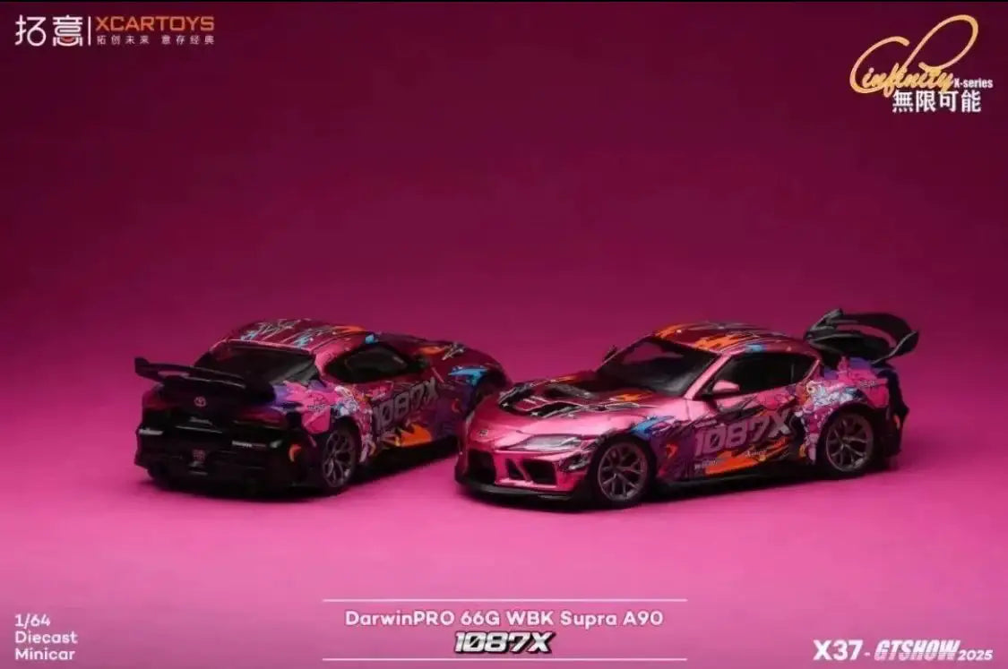 XCarToys x GT Show 2025 Exclusive Darwin Pro 66G WBK Supra A90 1087X