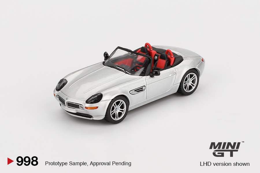 Mini GT Mini GT 1:64 #998 BMW Z8 Silver