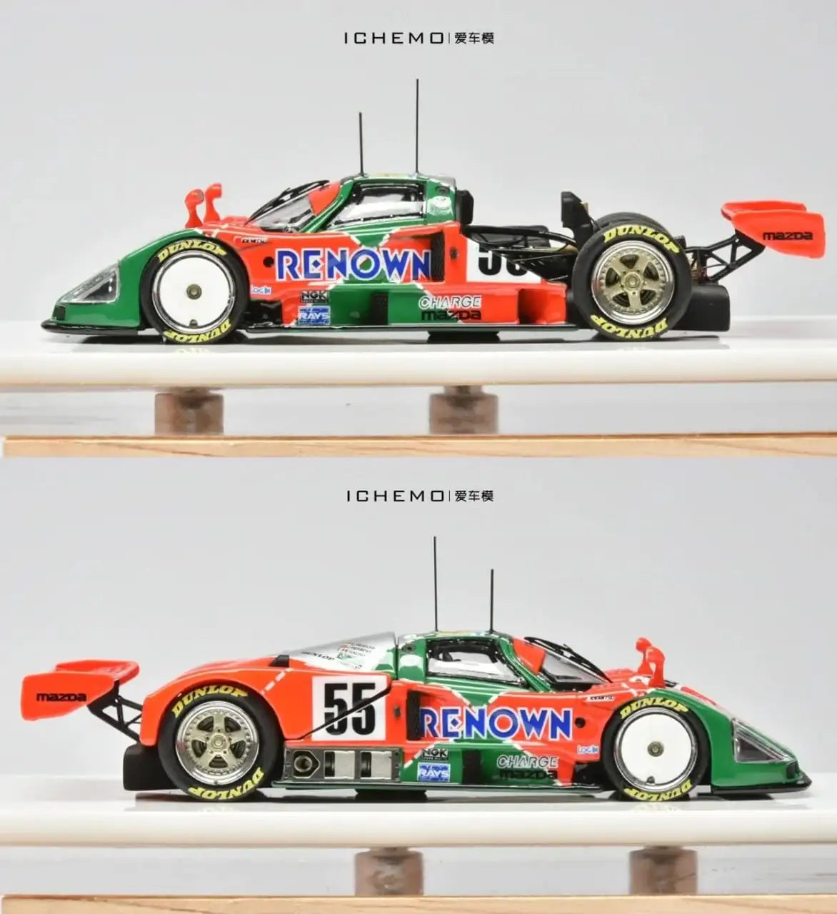 ICHEMO Queen Model 1:64 Mazda 787B Renown #55