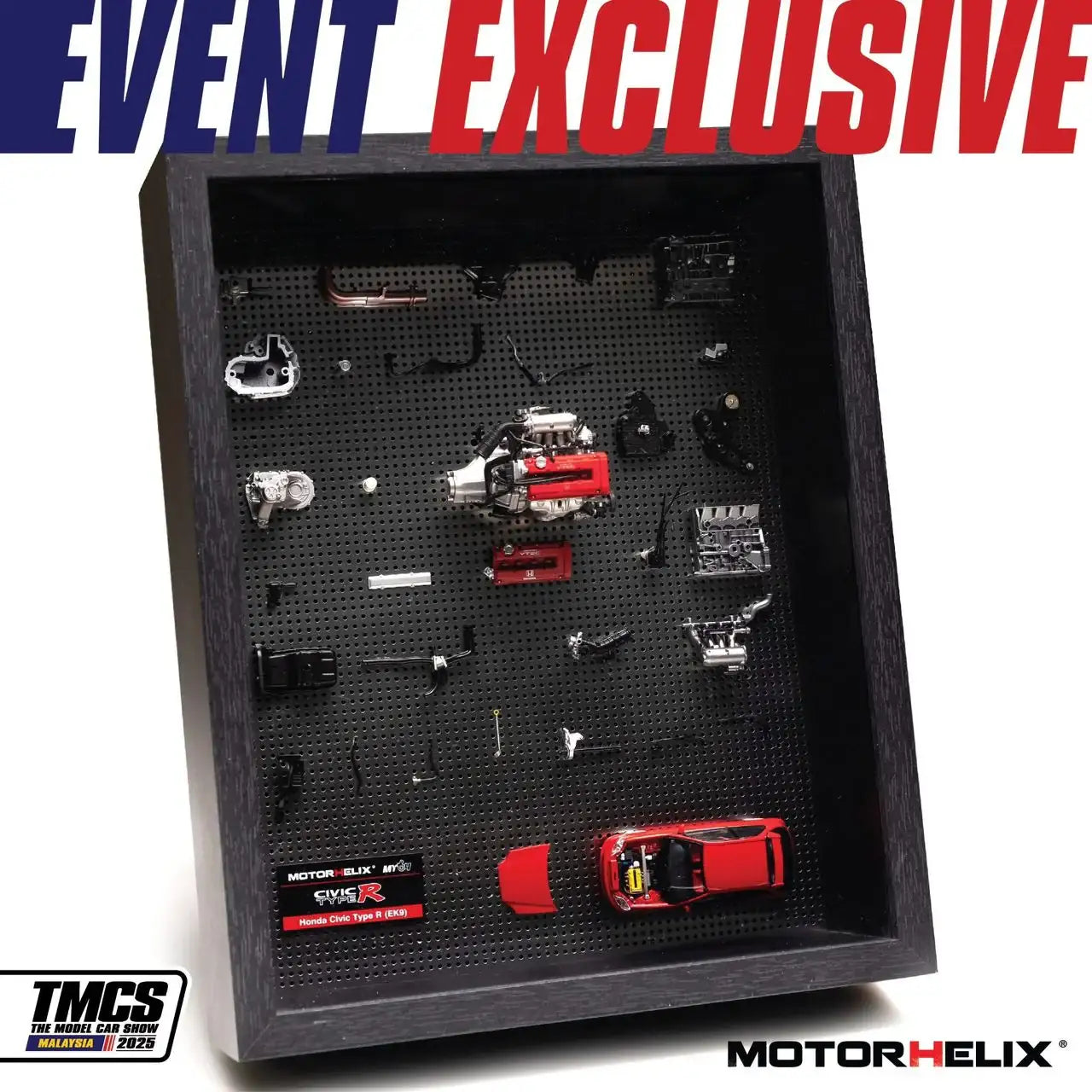 TMCS25 X Motorhelix Honda Civic EK9 Type-R Display set