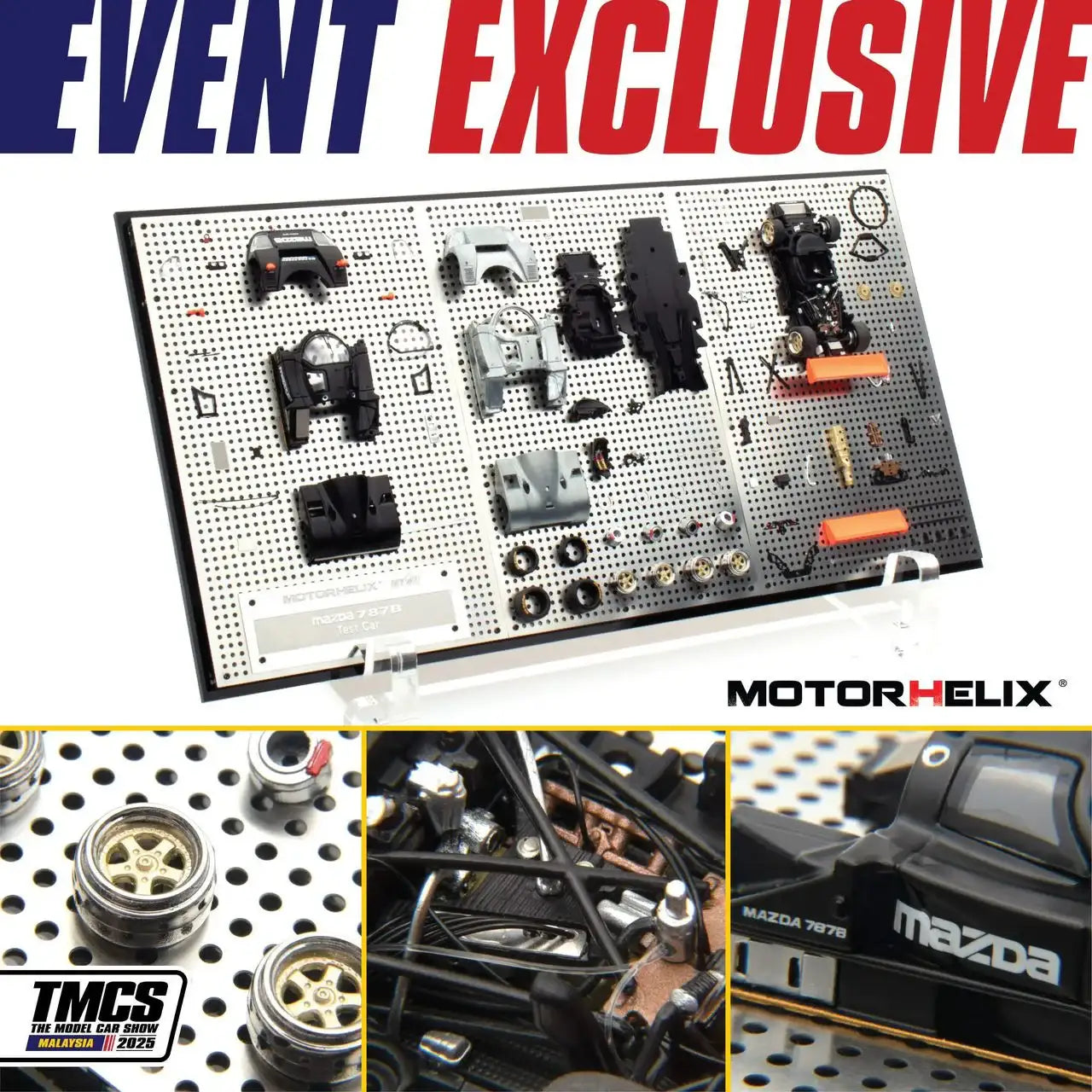 TMCS25 X Motorhelix Mazda 787B Display set