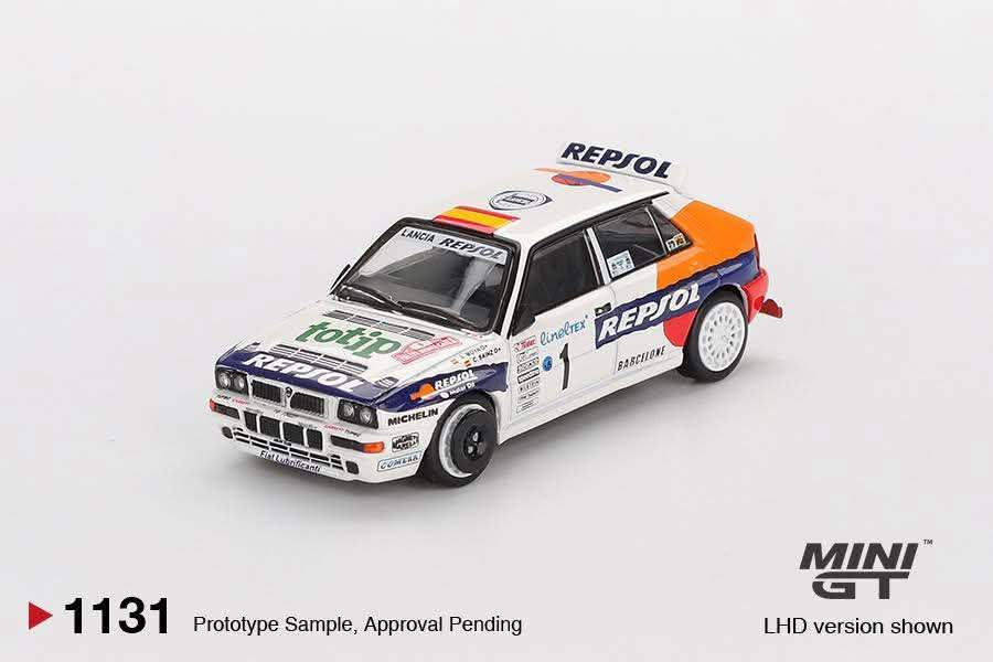Mini GT Mini GT #1131 Lancia Delta HF Integrale Evoluzione #1 1993 Rallye Monte-Carlo Blister Pack
