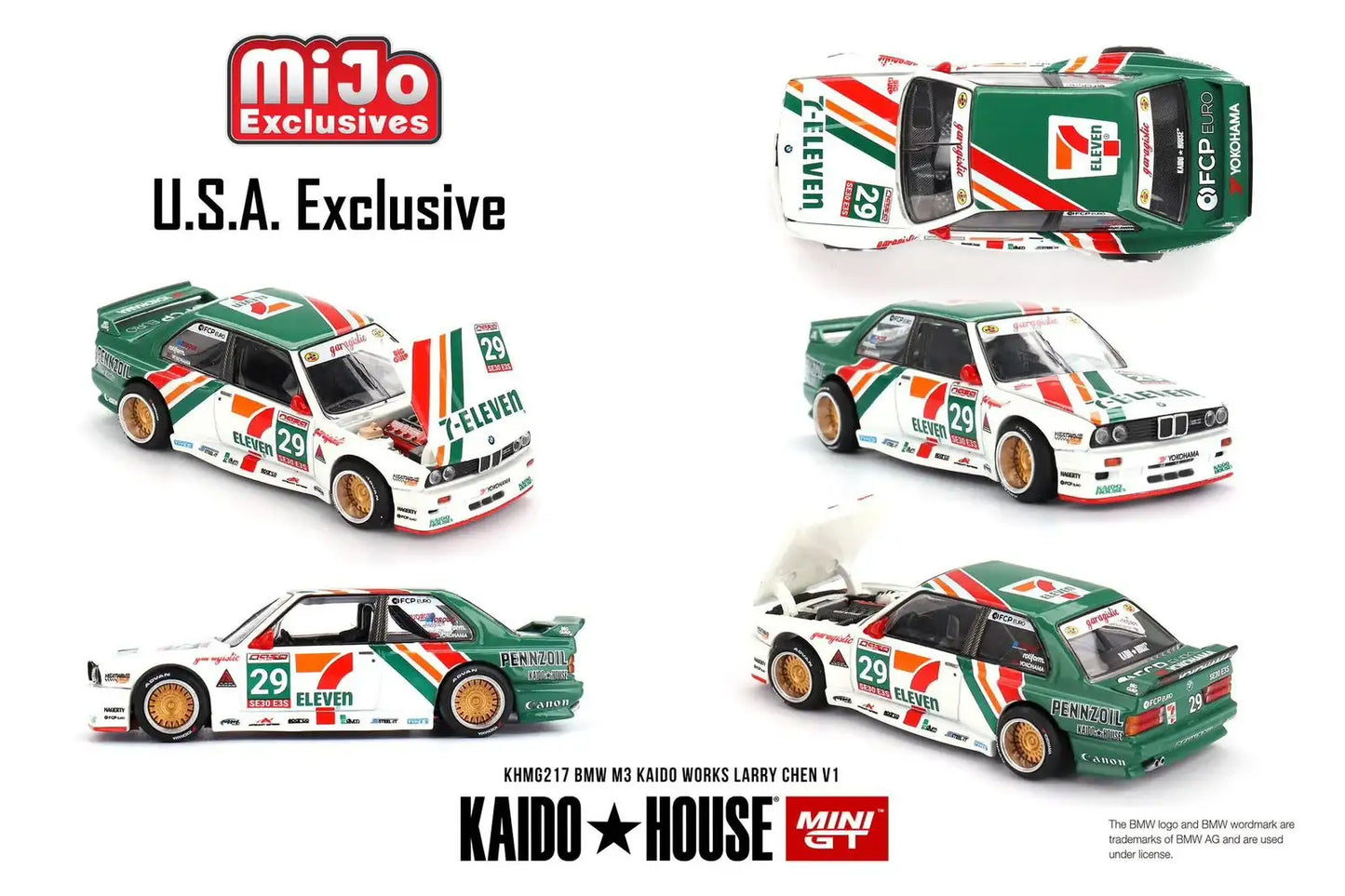Mini GT Mini GT x Kaido House #217 BMW M3 Kaido Works Larry Chen V1