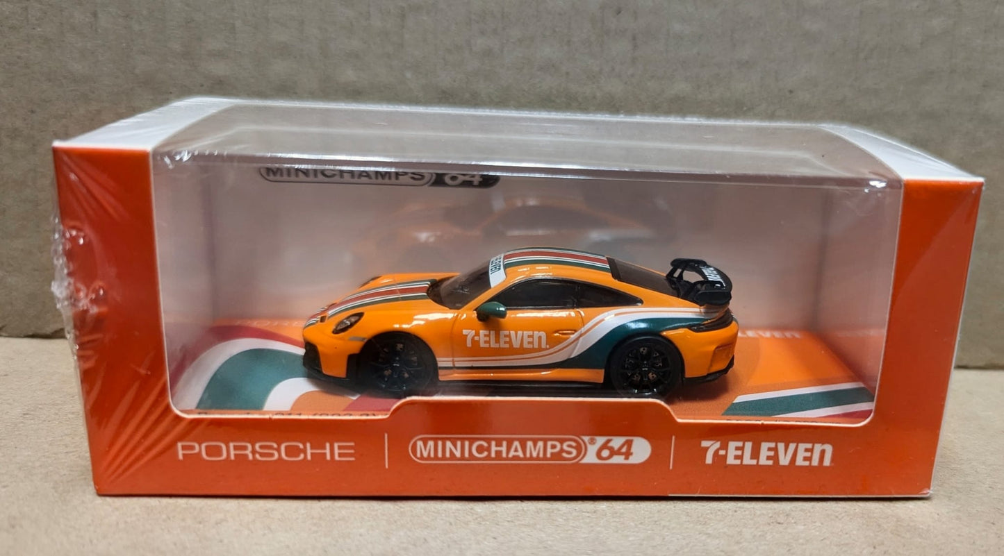 Minichamps 1:64 Minichamps Taiwan 7-11 Limited Porsche 911 (992) GT3 2026 (Orange)