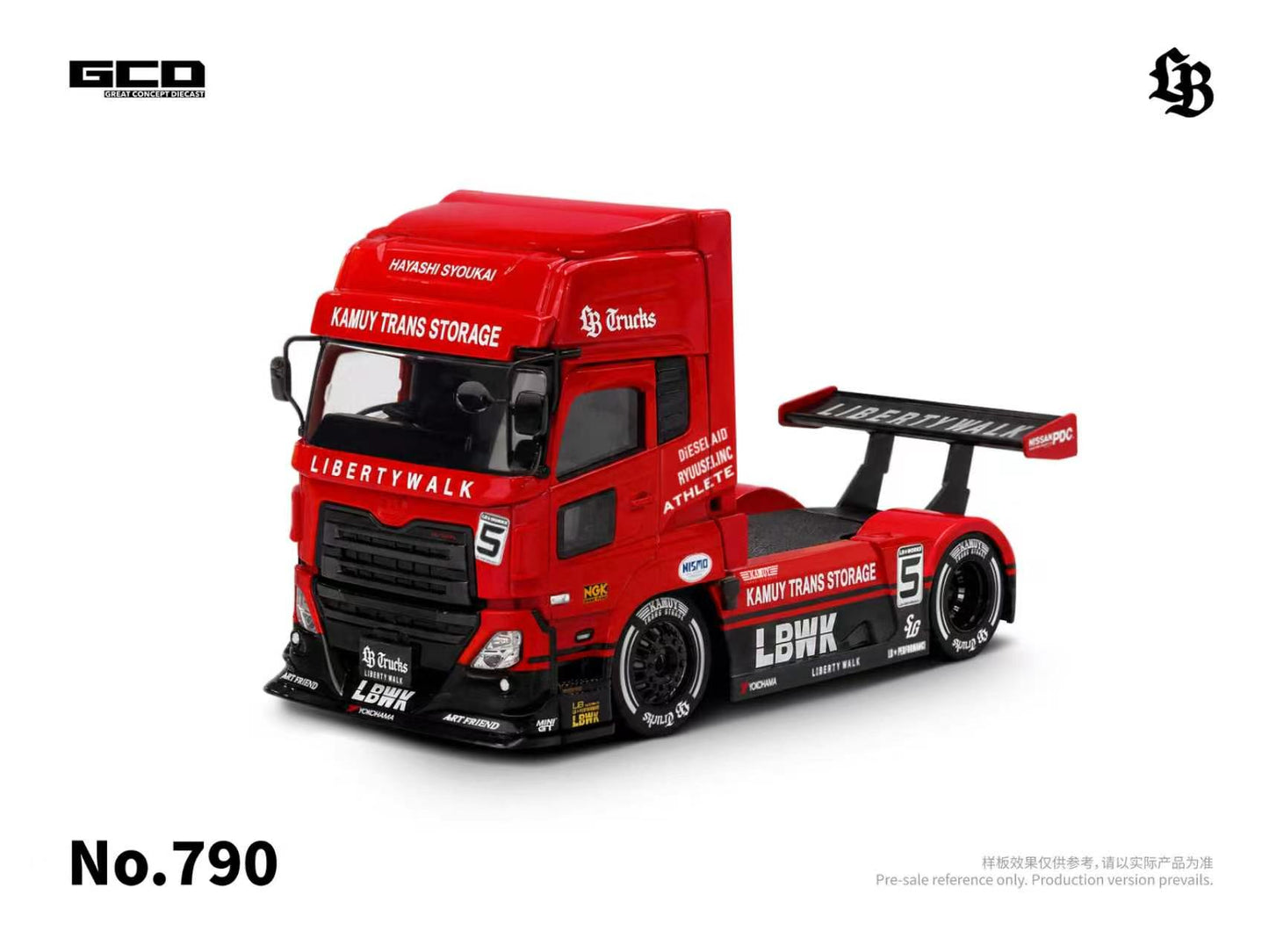 GCD x Liberty Walk Super Silhouette Set Red/Black