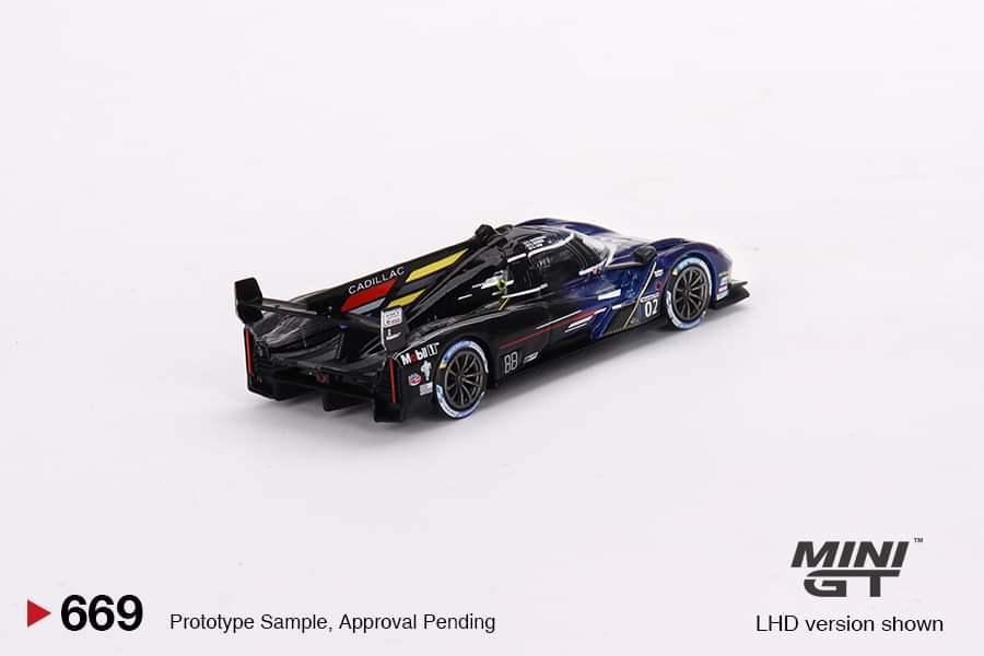 Mini GT #669 Cadillac V-Series.R #02 Cadillac Racing 2023 IMSA Daytona 24 Hrs