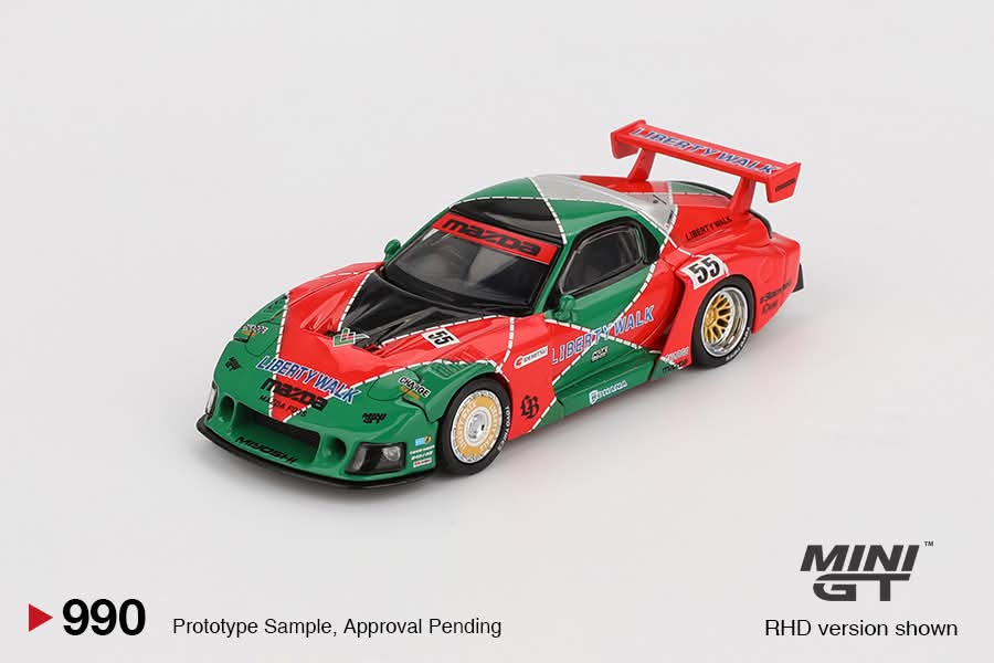Mini GT 1:64 #990 Mazda RX-7 LB-Super Silhouette 787B (Blister pack)