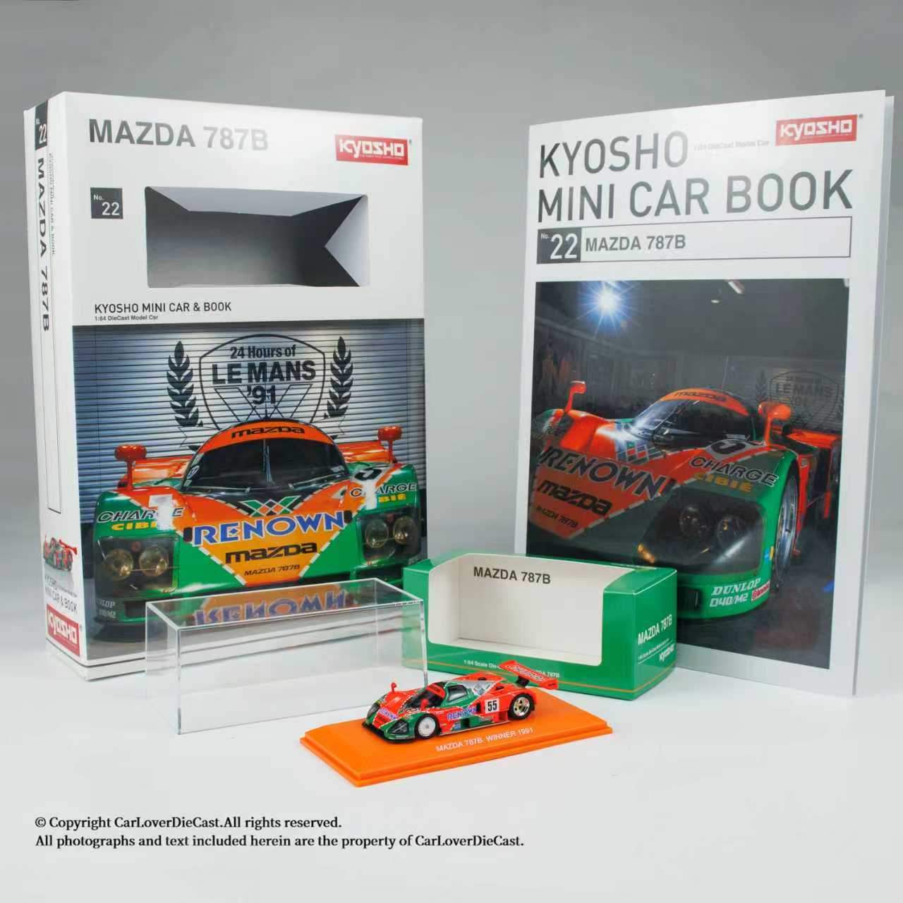 Kyosho Kyosho Mini Car Book #22 Mazda 787B Limited Edition
