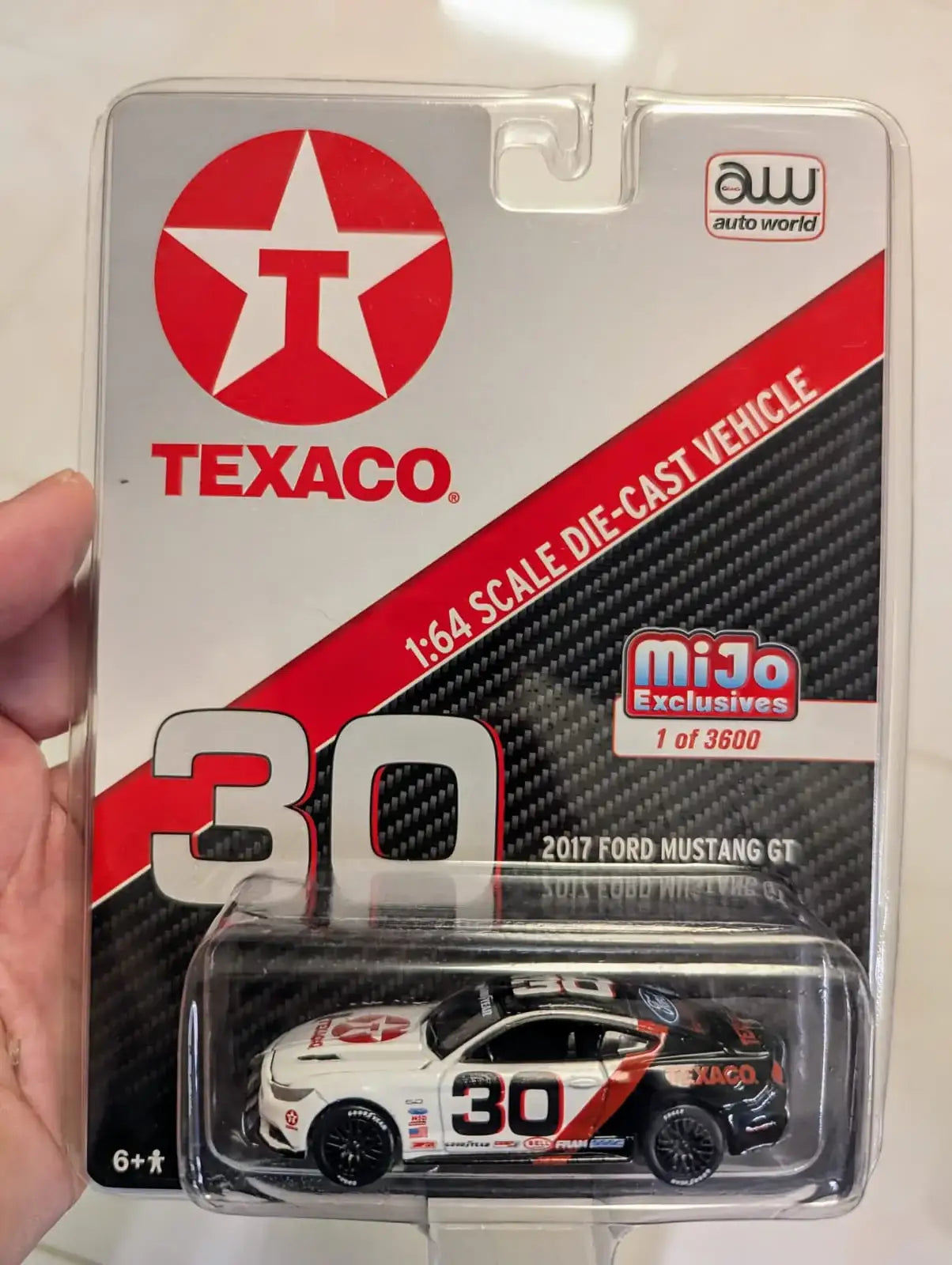 Auto World Auto World 1:64 Scale Texaco #30 2017 Ford Mustang GT MiJo Exclusive